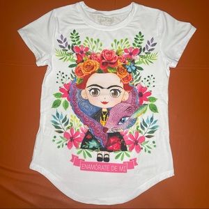 Frida Kahlo Floral Tee